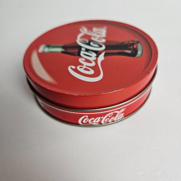 Vintage 1999 Coca-Cola Collectible Tin Coaster Set Pilot, Astronaut, Mom, Child - Picture 15 of 16